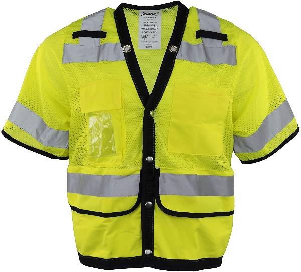 Class 3 Polyester SAFETY Vest with Snaps